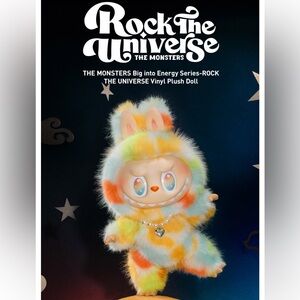 🌈THE MONSTERS Big into Energy Series - ROCK THE UNIVERSE Vinyl Plush Doll